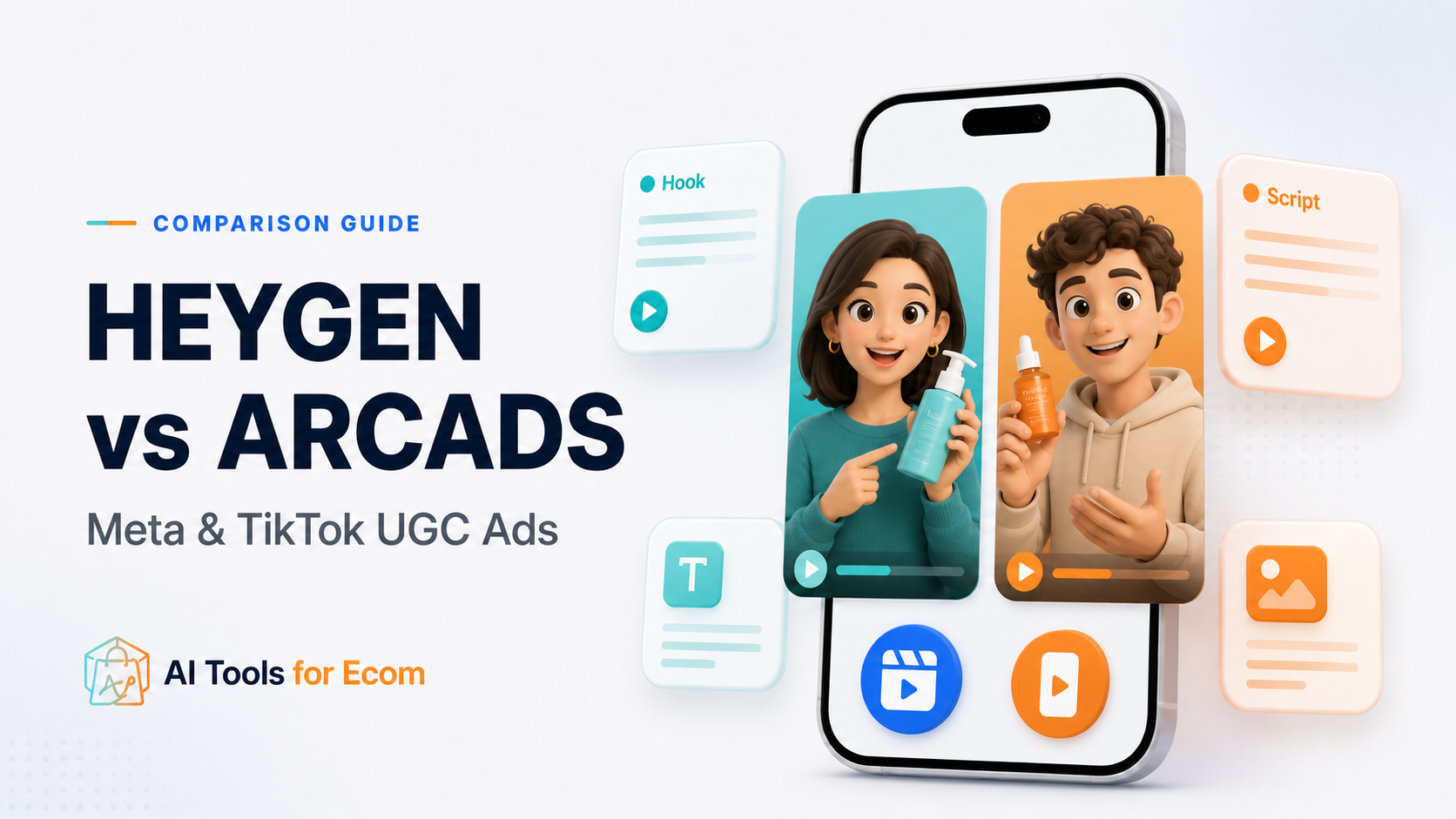 HeyGen vs Arcads for ecommerce UGC ads