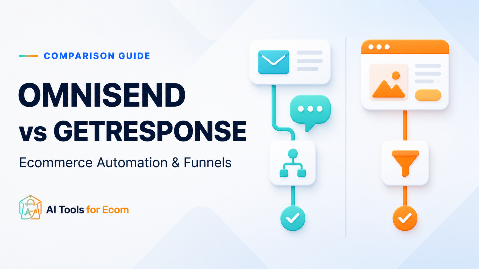Omnisend vs GetResponse ecommerce automation and funnel comparison