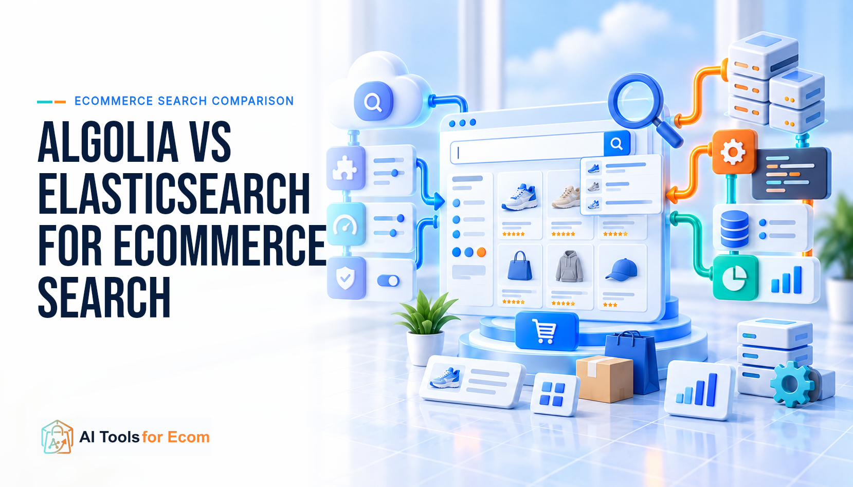 Algolia vs Elasticsearch for ecommerce site search comparison
