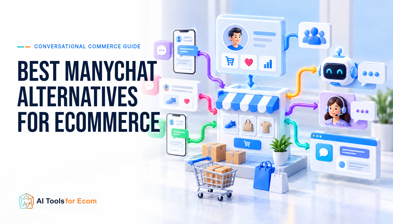 Best ManyChat alternatives for ecommerce conversational automation