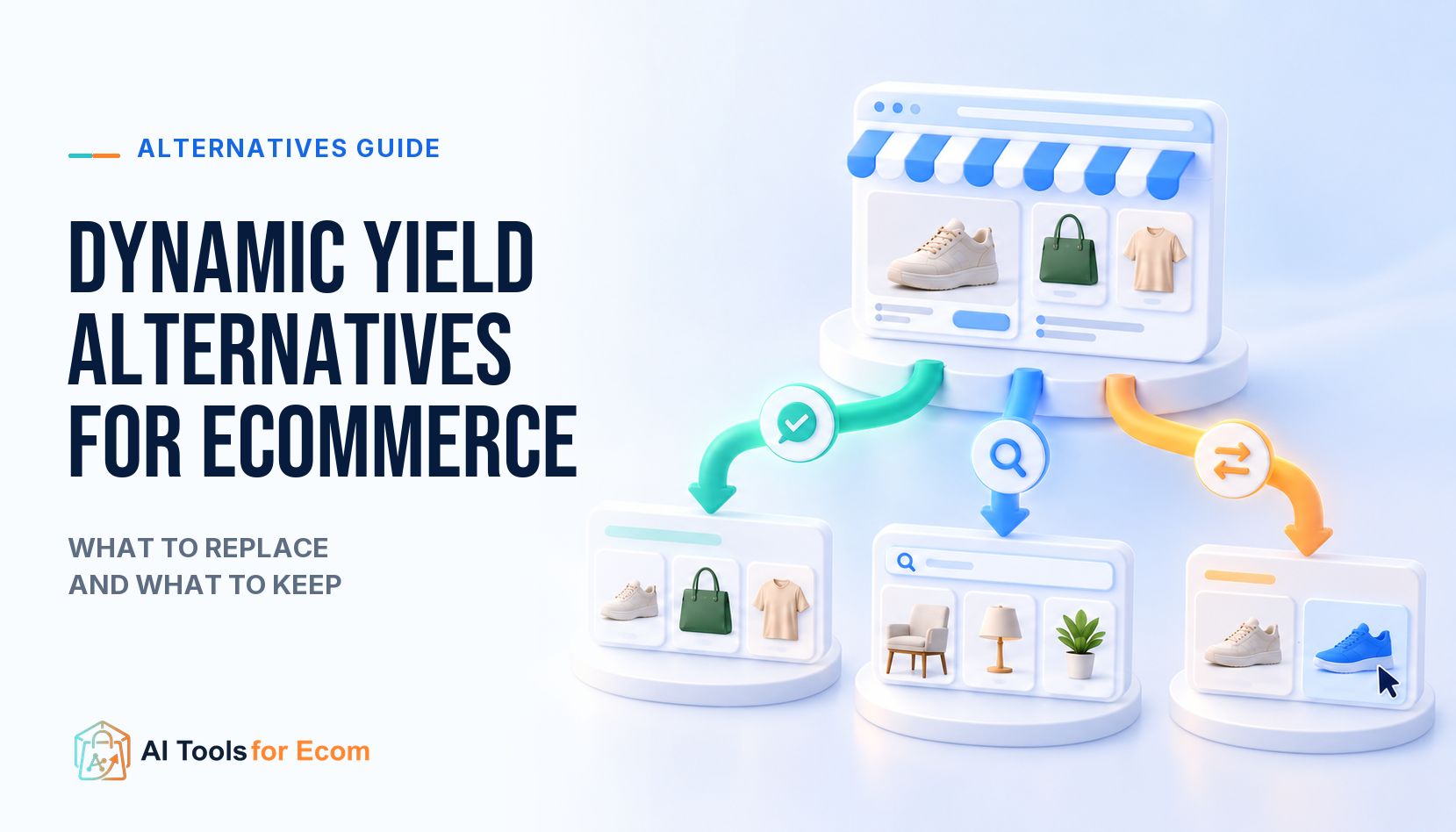 Dynamic Yield alternatives for ecommerce — keep, supplement, or replace decision guide by ATFE