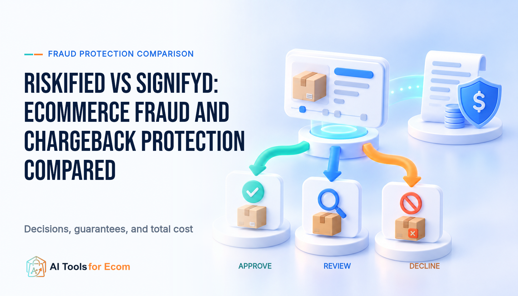 Riskified vs Signifyd ecommerce fraud decision and chargeback coverage guide by ATFE